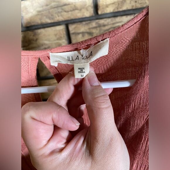 Illa illa blush‎ pink long sleeve dress - Picture 3 of 6